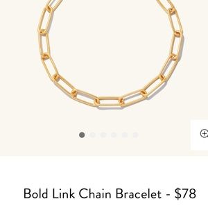 NWT Mejuri Bold Link Chain Bracelet